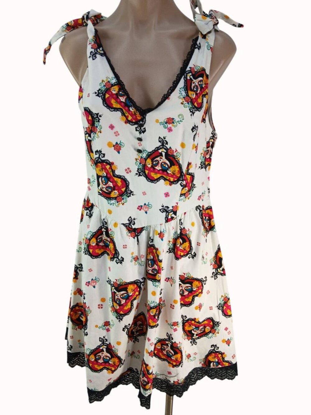 Book of Life Womens Hot Topic Dress Size XL Day Dead Dia de Las Muertos Skull